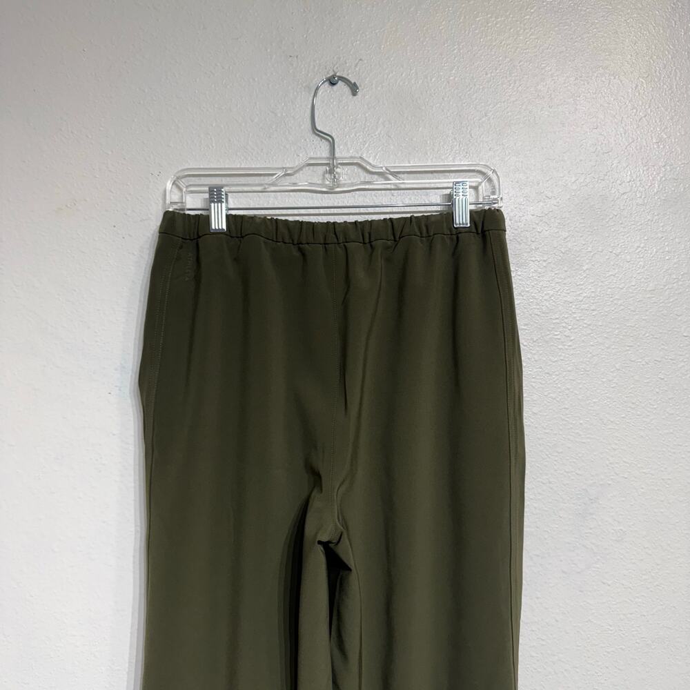 Athleta Olive Green Snap Side Drawstring Pants Sz XS - Picture 9 of 11